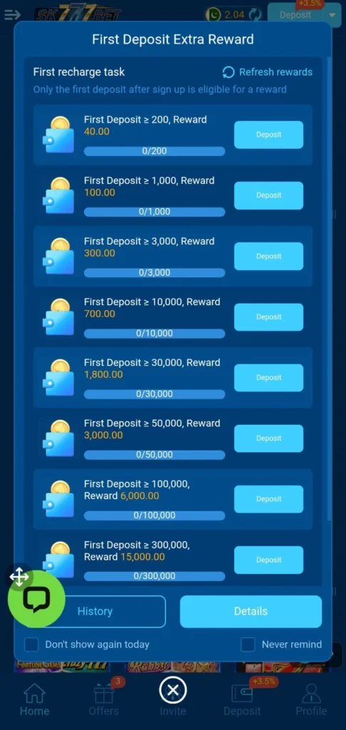 SK777.Bet Games downloads